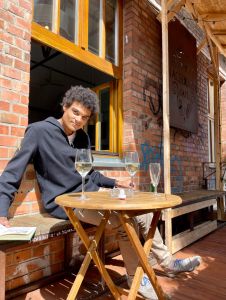 Der Nachbarin Café - Terrasse