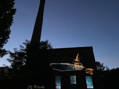 Marjam Oskoui & Harro Schmidt, Licht-Installation