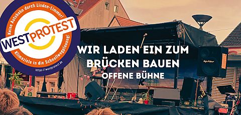 WestProtest lädt zum Brücken bauen