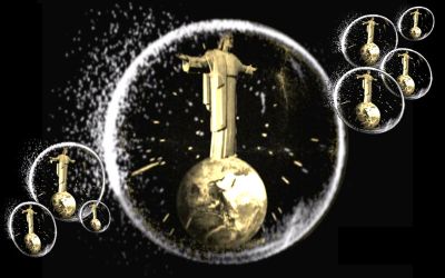 Jean-Robert Valentin: Multiverse (als Schneekugel)