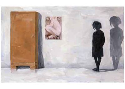 Jens Hoff: „Perfect Artist“, Öl auf Leinwand, 90 x 120 cm, 2006