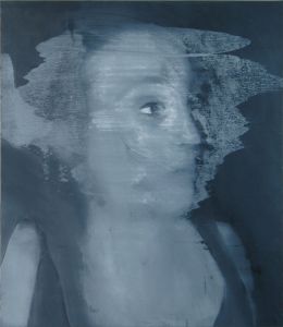 Bernhard Kock, Rebellin, Öl auf Leinwand, 2013 