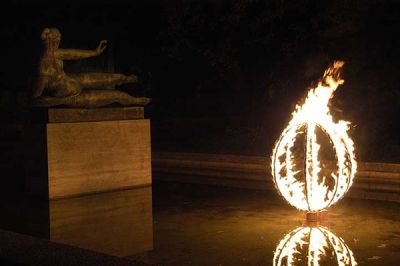 Wasser Brandung Feuer