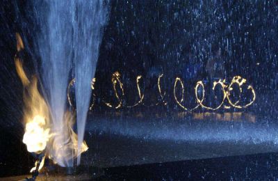 Wasser Brandung Feuer