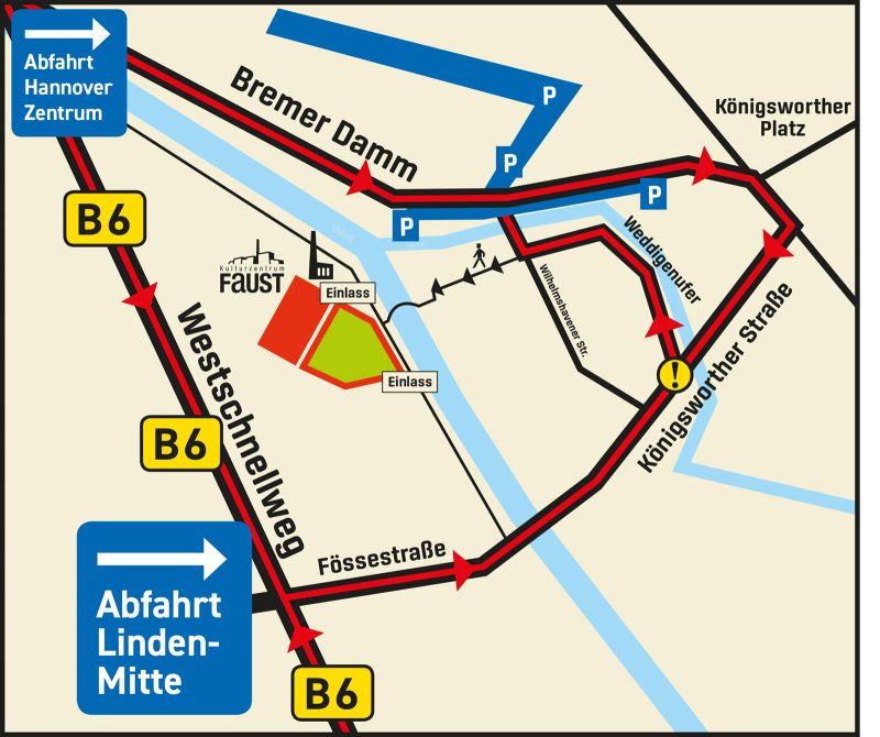 Anfahrt PKW