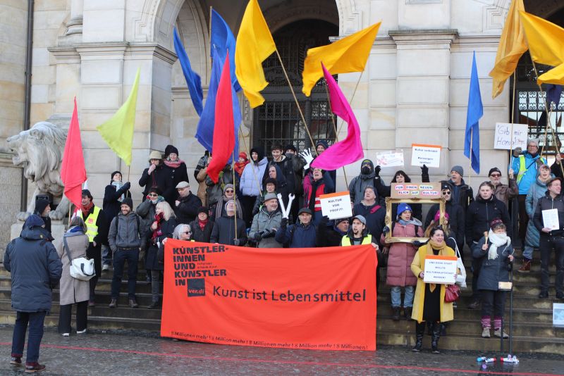 Vereinte Kultur gegen Haushaltskürzungen