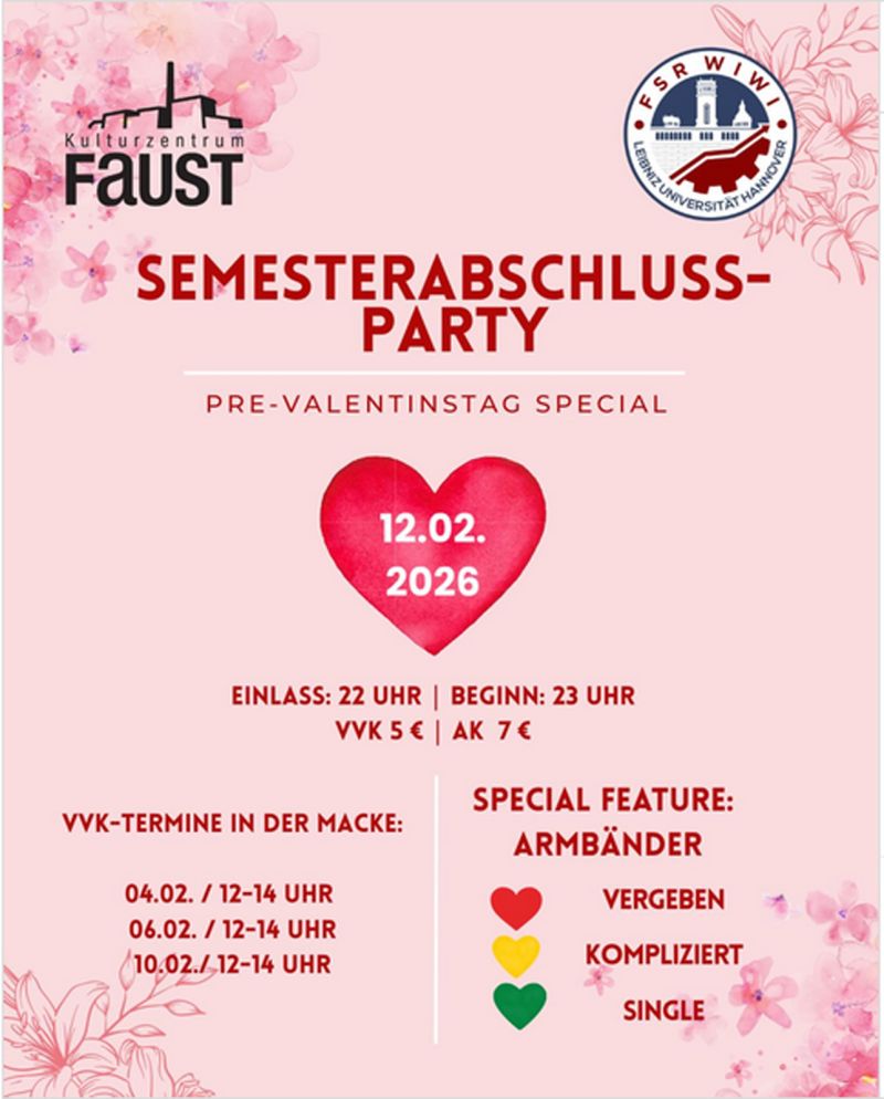 FSR Wiwi Semesterabschluss-Party