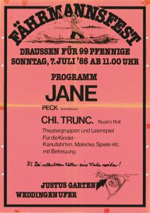 Fährmannsfest 1985 - Plakat
